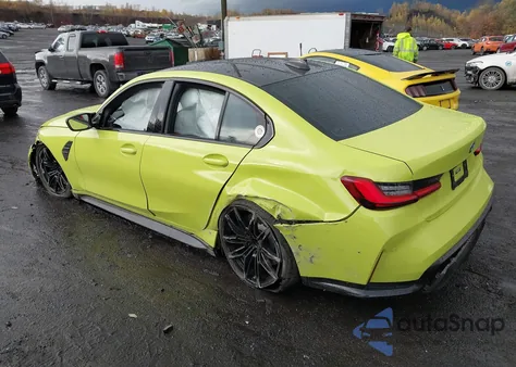 2022 BMW M3 Competition xDrive from USA, damaged, VIN WBS43AY02NFL90468